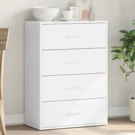vidaXL Sideboard Weiß 60x31x84 cm Holzwerkstoff