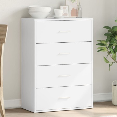 vidaXL Sideboard Weiß 60x31x84 cm Holzwerkstoff