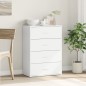 vidaXL Sideboard Weiß 60x31x84 cm Holzwerkstoff vidaXL Sideboard Weiß 60x31x84 cm Holzwerkstoff