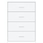 vidaXL Sideboard Weiß 60x31x84 cm Holzwerkstoff vidaXL Sideboard Weiß 60x31x84 cm Holzwerkstoff