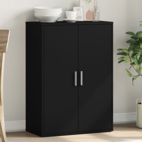 vidaXL Sideboard Schwarz 60x31x84 cm Holzwerkstoff