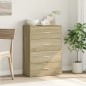 vidaXL Sideboard Sonoma-Eiche 60x31x84 cm Holzwerkstoff vidaXL Sideboard Sonoma-Eiche 60x31x84 cm Holzwerkstoff
