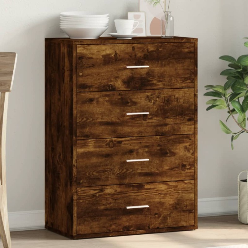 vidaXL Sideboard Räuchereiche 60x31x84 cm Holzwerkstoff vidaXL Sideboard Räuchereiche 60x31x84 cm Holzwerkstoff