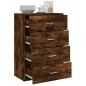 vidaXL Sideboard Räuchereiche 60x31x84 cm Holzwerkstoff vidaXL Sideboard Räuchereiche 60x31x84 cm Holzwerkstoff