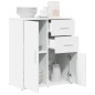 vidaXL Sideboard Weiß 60x31x70 cm Holzwerkstoff vidaXL Sideboard Weiß 60x31x70 cm Holzwerkstoff