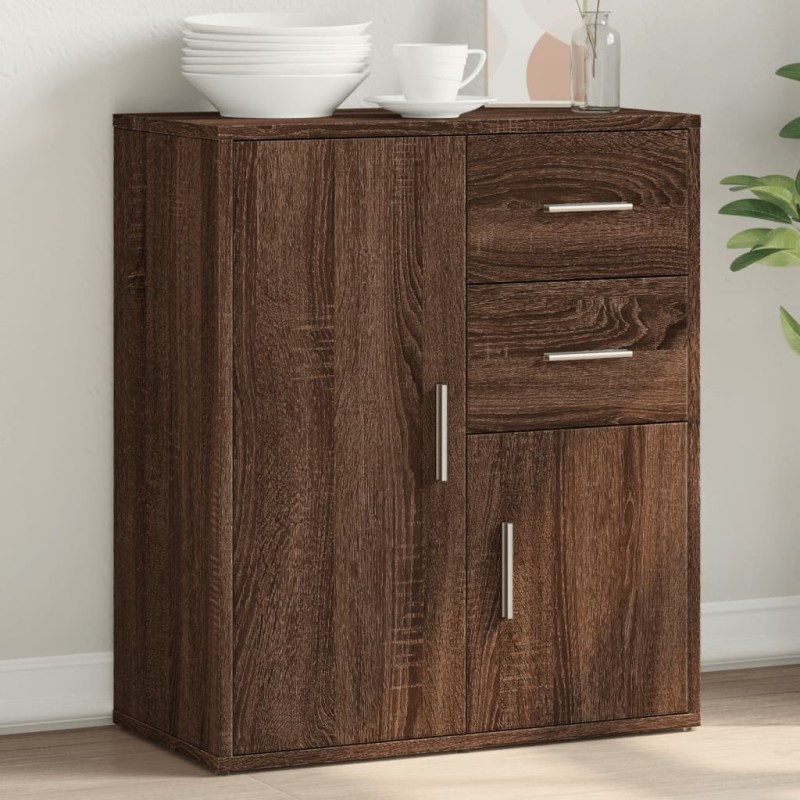 vidaXL Sideboard Braun Eiche-Optik 60x31x70 cm Holzwerkstoff vidaXL Sideboard Braun Eiche-Optik 60x31x70 cm Holzwerkstoff