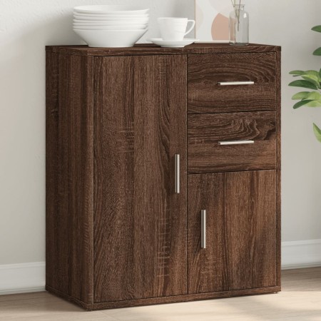 vidaXL Sideboard Braun Eiche-Optik 60x31x70 cm Holzwerkstoff