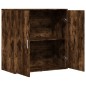 vidaXL Sideboard Räuchereiche 79x38x80 cm Holzwerkstoff vidaXL Sideboard Räuchereiche 79x38x80 cm Holzwerkstoff