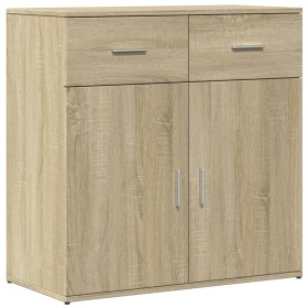 vidaXL Sideboard Sonoma-Eiche 79x38x80 cm Holzwerkstoff