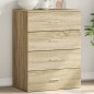 vidaXL Sideboard Sonoma-Eiche 60x39x80 cm Holzwerkstoff vidaXL Sideboard Sonoma-Eiche 60x39x80 cm Holzwerkstoff