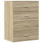 vidaXL Sideboard Sonoma-Eiche 60x39x80 cm Holzwerkstoff vidaXL Sideboard Sonoma-Eiche 60x39x80 cm Holzwerkstoff