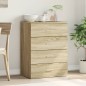 vidaXL Sideboard Sonoma-Eiche 60x39x80 cm Holzwerkstoff vidaXL Sideboard Sonoma-Eiche 60x39x80 cm Holzwerkstoff