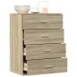vidaXL Sideboard Sonoma-Eiche 60x39x80 cm Holzwerkstoff vidaXL Sideboard Sonoma-Eiche 60x39x80 cm Holzwerkstoff