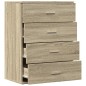 vidaXL Sideboard Sonoma-Eiche 60x39x80 cm Holzwerkstoff vidaXL Sideboard Sonoma-Eiche 60x39x80 cm Holzwerkstoff