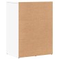 vidaXL Sideboard Weiß 59x39x80 cm Holzwerkstoff vidaXL Sideboard Weiß 59x39x80 cm Holzwerkstoff