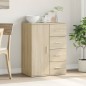 vidaXL Sideboard Sonoma-Eiche 59x39x80 cm Holzwerkstoff vidaXL Sideboard Sonoma-Eiche 59x39x80 cm Holzwerkstoff