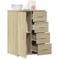 vidaXL Sideboard Sonoma-Eiche 59x39x80 cm Holzwerkstoff vidaXL Sideboard Sonoma-Eiche 59x39x80 cm Holzwerkstoff