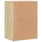 vidaXL Sideboard Sonoma-Eiche 59x39x80 cm Holzwerkstoff vidaXL Sideboard Sonoma-Eiche 59x39x80 cm Holzwerkstoff