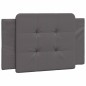 vidaXL Bett mit Matratze Grau 90x200 cm Kunstleder vidaXL Bett mit Matratze Grau 90x200 cm Kunstleder