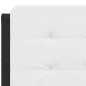 vidaXL Bett mit Matratze Schwarz und Weiß 120x200 cm Kunstleder vidaXL Bett mit Matratze Schwarz und Weiß 120x200 cm Kunstleder