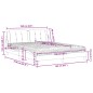 vidaXL Bett mit Matratze Weiß 160x200 cm Kunstleder vidaXL Bett mit Matratze Weiß 160x200 cm Kunstleder