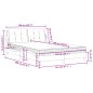 vidaXL Bett mit Matratze Weiß 140x190 cm Kunstleder vidaXL Bett mit Matratze Weiß 140x190 cm Kunstleder
