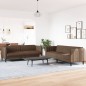 vidaXL 2-tlg. Sofagarnitur Braun Stoff vidaXL 2-tlg. Sofagarnitur Braun Stoff