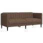 vidaXL 2-tlg. Sofagarnitur Braun Stoff vidaXL 2-tlg. Sofagarnitur Braun Stoff