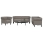 vidaXL 3-tlg. Sofagarnitur Taupe Stoff vidaXL 3-tlg. Sofagarnitur Taupe Stoff