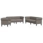 vidaXL 3-tlg. Sofagarnitur Taupe Stoff vidaXL 3-tlg. Sofagarnitur Taupe Stoff