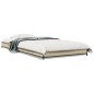 vidaXL Bettgestell Sonoma-Eiche 90x200 cm Holzwerkstoff und Metall vidaXL Bettgestell Sonoma-Eiche 90x200 cm Holzwerkstoff und Metall