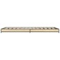 vidaXL Bettgestell Sonoma-Eiche 90x200 cm Holzwerkstoff und Metall vidaXL Bettgestell Sonoma-Eiche 90x200 cm Holzwerkstoff und Metall