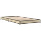 vidaXL Bettgestell Sonoma-Eiche 90x200 cm Holzwerkstoff und Metall vidaXL Bettgestell Sonoma-Eiche 90x200 cm Holzwerkstoff und Metall