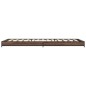 vidaXL Bettgestell Braun Eichen-Optik 90x200 cm Holzwerkstoff Metall vidaXL Bettgestell Braun Eichen-Optik 90x200 cm Holzwerkstoff Metall