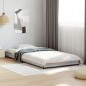 vidaXL Bettgestell Grau Sonoma 75x190 cm Holzwerkstoff und Metall vidaXL Bettgestell Grau Sonoma 75x190 cm Holzwerkstoff und Metall