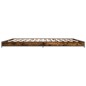 vidaXL Bettgestell Räuchereiche 200x200 cm Holzwerkstoff und Metall vidaXL Bettgestell Räuchereiche 200x200 cm Holzwerkstoff und Metall