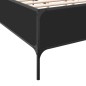 vidaXL Bettgestell Schwarz 140x190 cm Holzwerkstoff und Metall vidaXL Bettgestell Schwarz 140x190 cm Holzwerkstoff und Metall