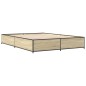 vidaXL Bettgestell Sonoma-Eiche 140x190 cm Holzwerkstoff und Metall vidaXL Bettgestell Sonoma-Eiche 140x190 cm Holzwerkstoff und Metall