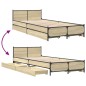 vidaXL Bettgestell mit Schubladen Sonoma-Eiche 90x200cm Holzwerkstoff vidaXL Bettgestell mit Schubladen Sonoma-Eiche 90x200cm Holzwerkstoff