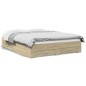vidaXL Bettgestell mit Schubladen Sonoma-Eiche 140x200cm Holzwerkstoff vidaXL Bettgestell mit Schubladen Sonoma-Eiche 140x200cm Holzwerkstoff