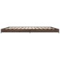 vidaXL Bettgestell Braun Eichen-Optik 180x200 cm Holzwerkstoff Metall vidaXL Bettgestell Braun Eichen-Optik 180x200 cm Holzwerkstoff Metall