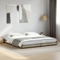 vidaXL Bettgestell Sonoma-Eiche 160x200 cm Holzwerkstoff und Metall vidaXL Bettgestell Sonoma-Eiche 160x200 cm Holzwerkstoff und Metall