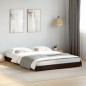vidaXL Bettgestell Schwarz 140x190 cm Holzwerkstoff und Metall vidaXL Bettgestell Schwarz 140x190 cm Holzwerkstoff und Metall