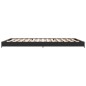 vidaXL Bettgestell Schwarz 140x190 cm Holzwerkstoff und Metall vidaXL Bettgestell Schwarz 140x190 cm Holzwerkstoff und Metall