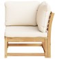 vidaXL Garten-Ecksofa mit Kissen 73x73x65 cm Massivholz Akazie vidaXL Garten-Ecksofa mit Kissen 73x73x65 cm Massivholz Akazie