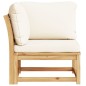 vidaXL Garten-Ecksofa mit Kissen 73x73x65 cm Massivholz Akazie vidaXL Garten-Ecksofa mit Kissen 73x73x65 cm Massivholz Akazie