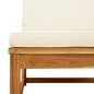 vidaXL Garten-Ecksofa mit Kissen 73x73x65 cm Massivholz Akazie vidaXL Garten-Ecksofa mit Kissen 73x73x65 cm Massivholz Akazie