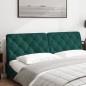 vidaXL Kopfteil-Kissen Dunkelgrün 180 cm Samt vidaXL Kopfteil-Kissen Dunkelgrün 180 cm Samt