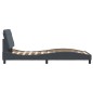 vidaXL Bettgestell ohne Matratze Dunkelgrau 90x190 cm Samt vidaXL Bettgestell ohne Matratze Dunkelgrau 90x190 cm Samt