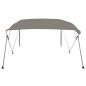 vidaXL 4-Bow Bimini-Top Grau 239x184x131 cm vidaXL 4-Bow Bimini-Top Grau 239x184x131 cm
